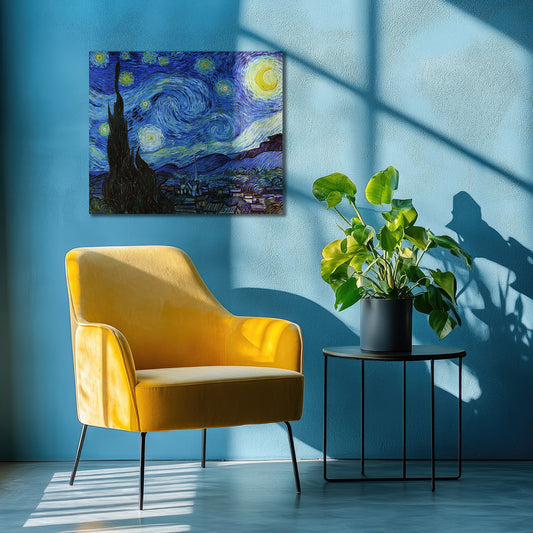 Vincent Van Gogh - The Starry Night Framed Canvas