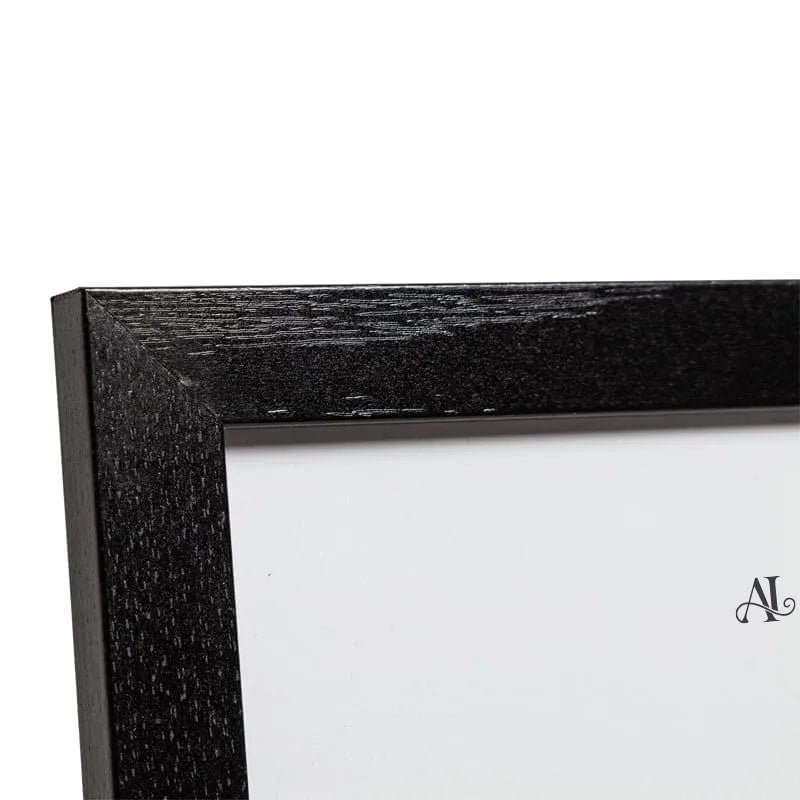 Wooden Gloss Black A4 Frame