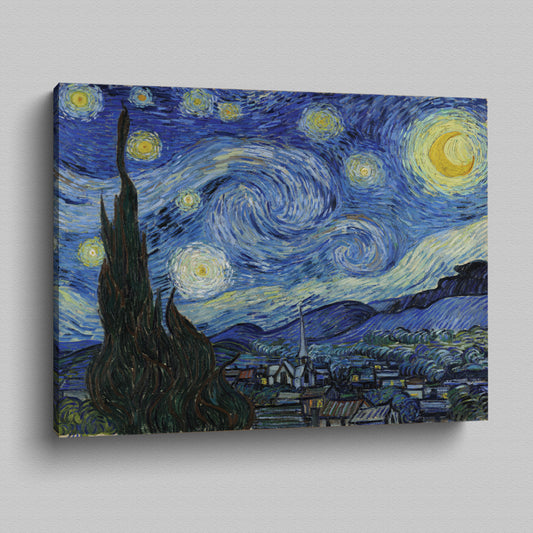 Vincent Van Gogh - The Starry Night Framed Canvas