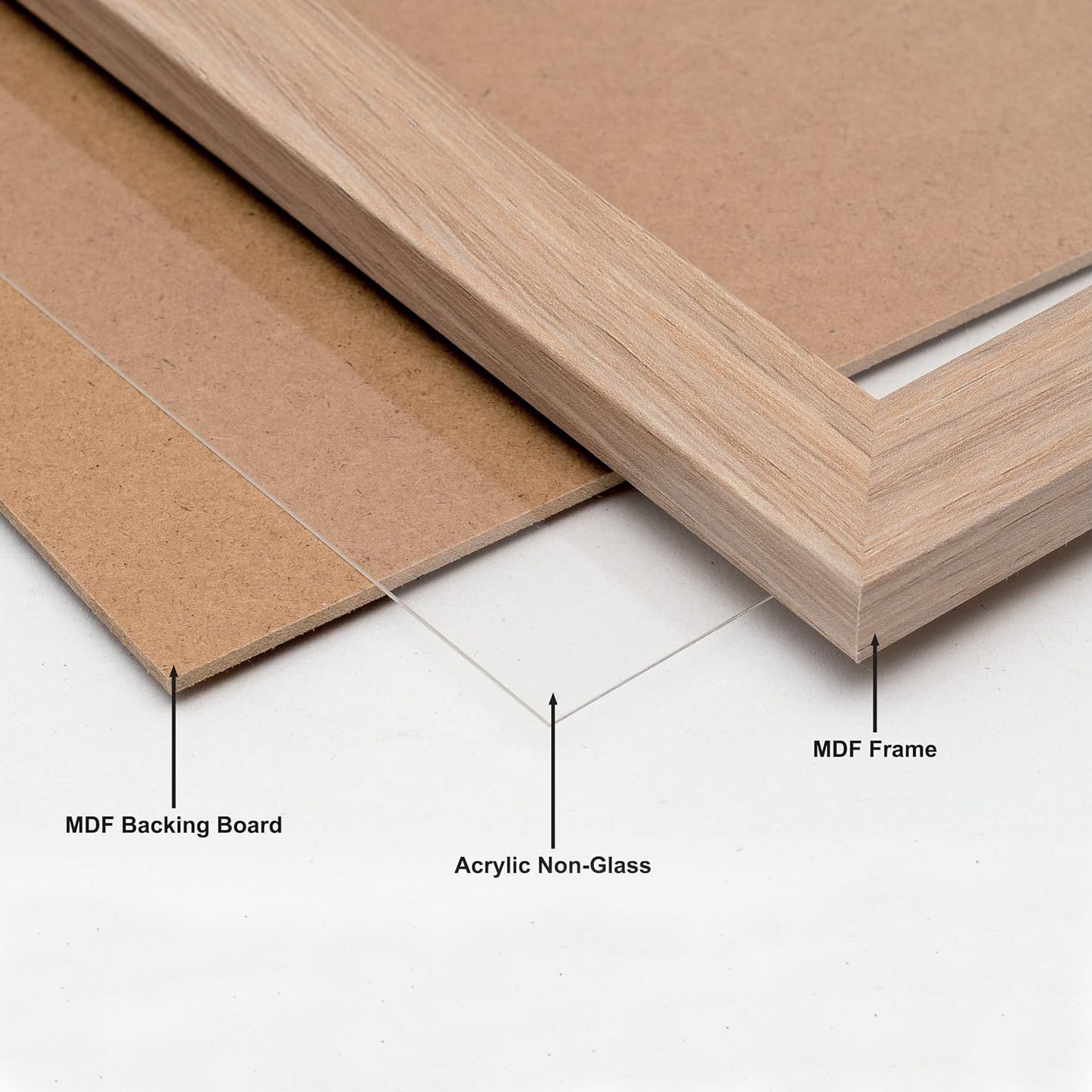 Wooden Oak Wood A2 Frame