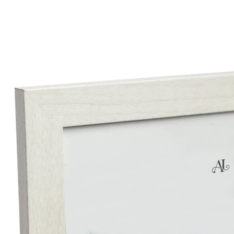 Wooden Gloss White A4 Frame